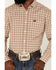 Image #3 - Kimes Ranch Men's Taos Small Plaid Print Long Sleeve Button Down Shirt, Sand, hi-res
