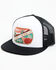 Image #1 - Lazy J Ranch Wear Men's Show Time Trucker Cap, Black/white, hi-res
