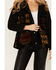 Image #3 - Pendleton Women's Blanca Corduroy Berber Hooded Fleece Jacket , Black, hi-res