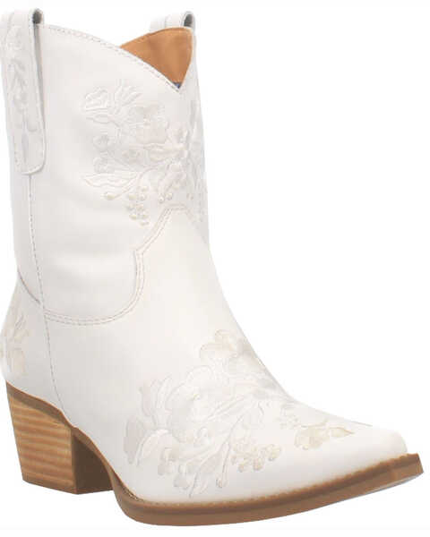 Image #1 - Dingo Women's Take A Bow Western Booties - Snip Toe, , hi-res