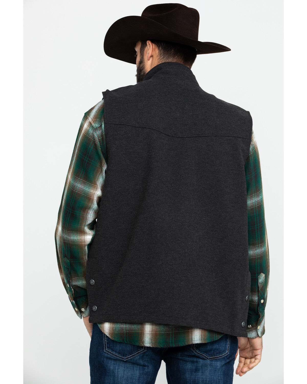 Image #2 - Outback Trading Co. Men's Oaks Vest, Black, hi-res