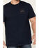 Image #3 - Brixton Men's Alpha Square logo Short Sleeve Graphic T-Shirt , Navy, hi-res