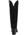 Image #5 - Dingo Women's Evita Tall Suede Western Boots - Snip Toe, Black, hi-res