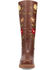 Image #5 - Dingo Women's Floral Bloom Fashion Boots - Round Toe, Brown, hi-res
