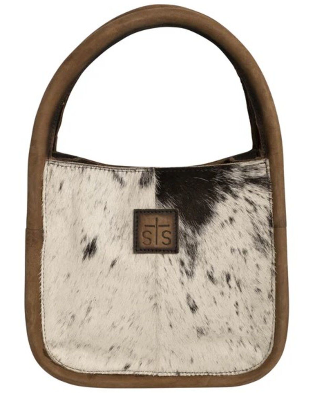 Image #1 - STS Ranchwear by Carroll Women's Cowhide Sugar Satchel, Multi, hi-res