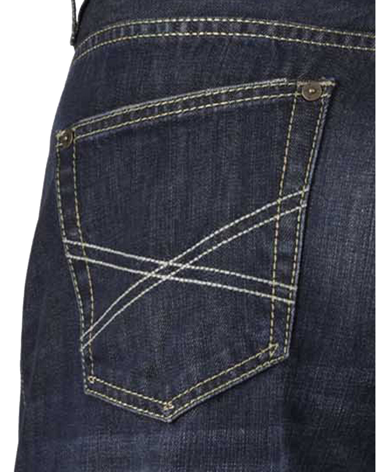 Image #4 - Stetson Men's 1312 Relaxed Fit Straight Leg Jeans, Denim, hi-res