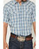 Image #3 - Cody James Men's Briggs Plaid Print Short Sleeve Snap Western Shirt - Big, Blue, hi-res
