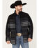 Image #1 - RANK 45® Men's Prescott Printed Softshell Jacket, Black, hi-res