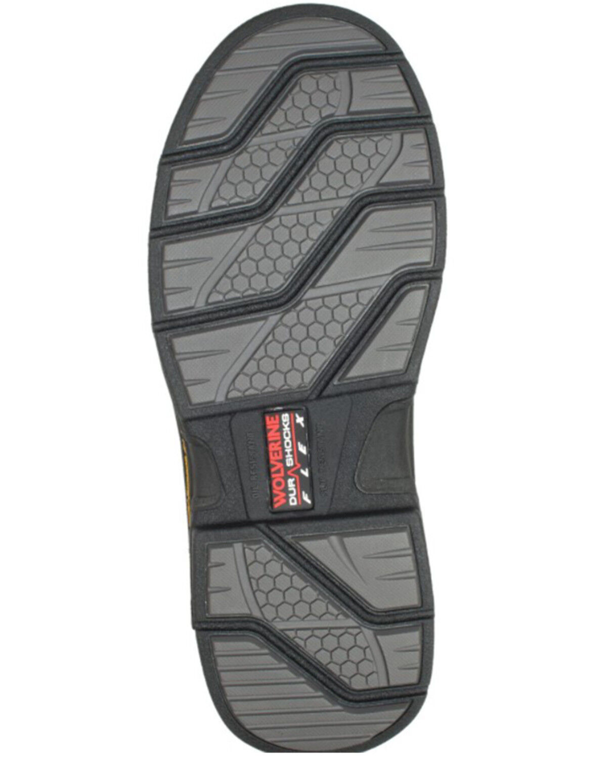 Image #4 - Wolverine Men's Raider Durashocks Waterproof Western Work Boots - Composite Toe, Brown, hi-res