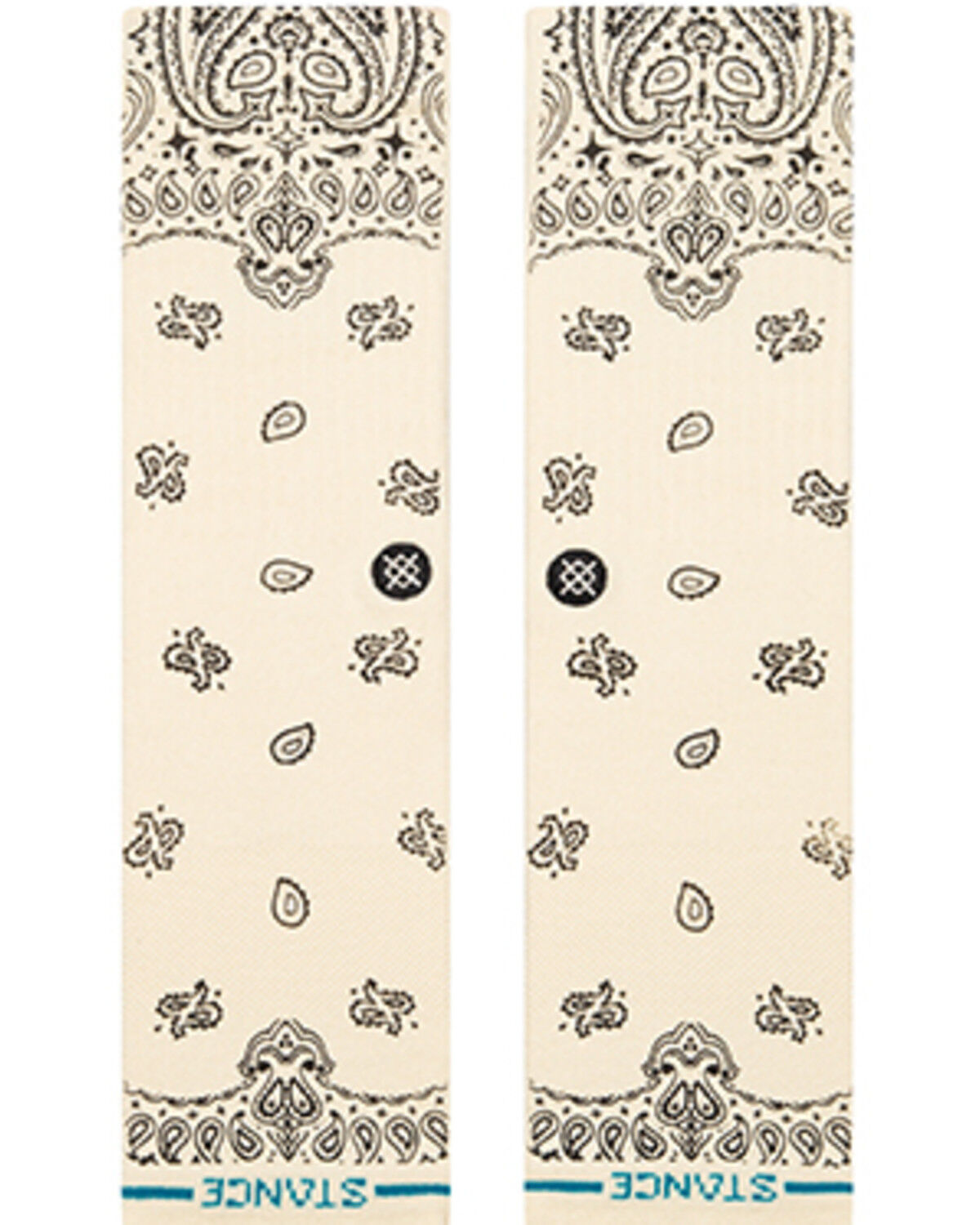 Image #3 - Stance Men's Hanky Crew Socks, Cream, hi-res