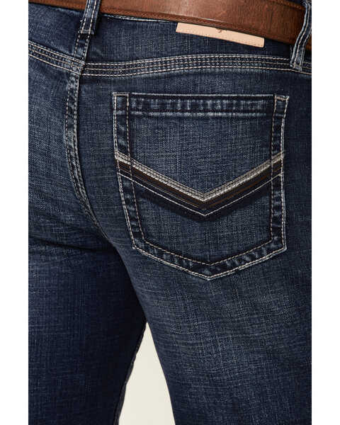 Image #4 - Cody James Core Men's Cayuse Med Stretch Slim Straight Jeans , Blue, hi-res