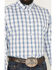Image #3 - George Strait by Wrangler Men's Plaid Print Long Sleeve Button-Down Stretch Western Shirt - Tall, White, hi-res