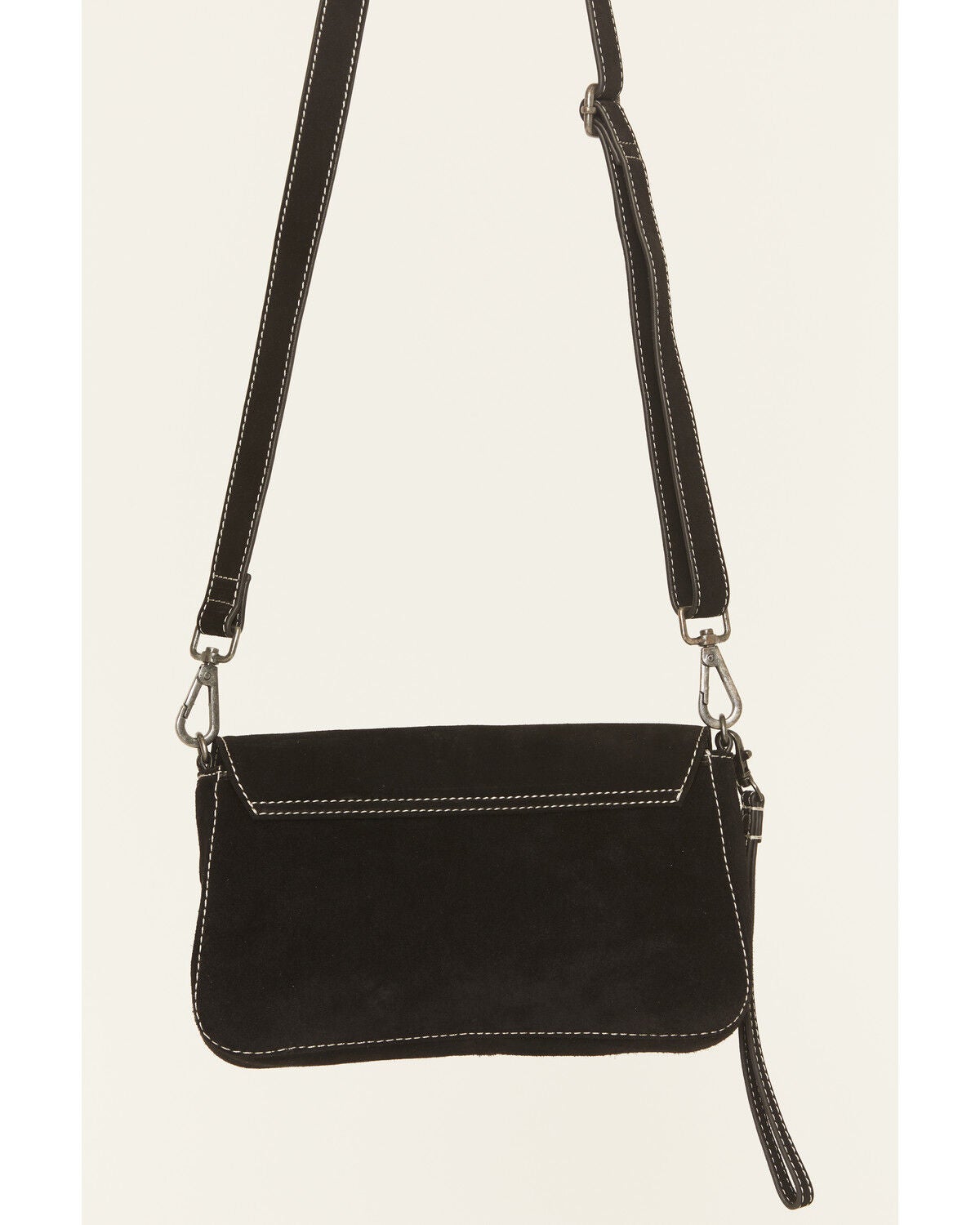 Image #3 - Idyllwind Women's Louanne Suede Western Crossbody Bag, Black, hi-res