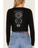 Image #3 - Shyanne Women's Celestial Long Sleeve Graphic Tee, Black, hi-res