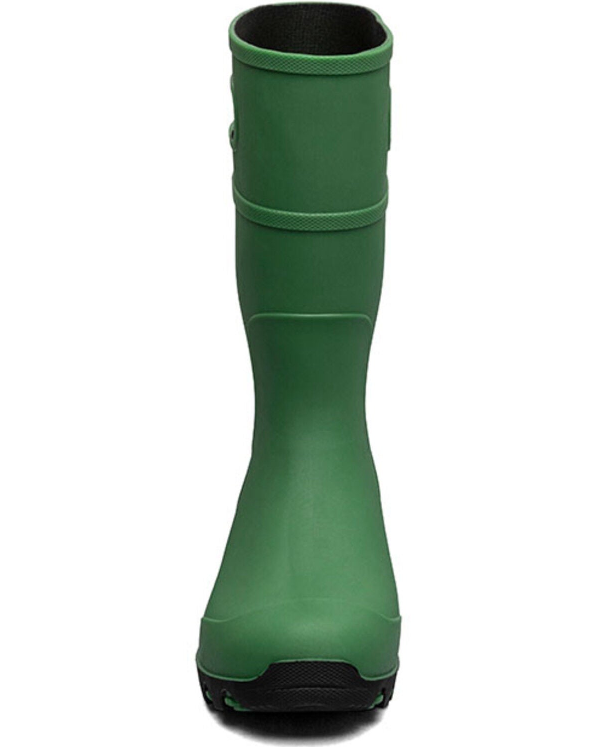 Image #4 - Bogs Boys' Essential Tall Rain Boots - Round Toe, Green, hi-res