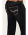 Image #4 - Rock & Roll Denim Men's Boot Barn Exclusive Pistol Dark Wash Stackable Straight Reflex Stretch Denim Jeans, Dark Wash, hi-res