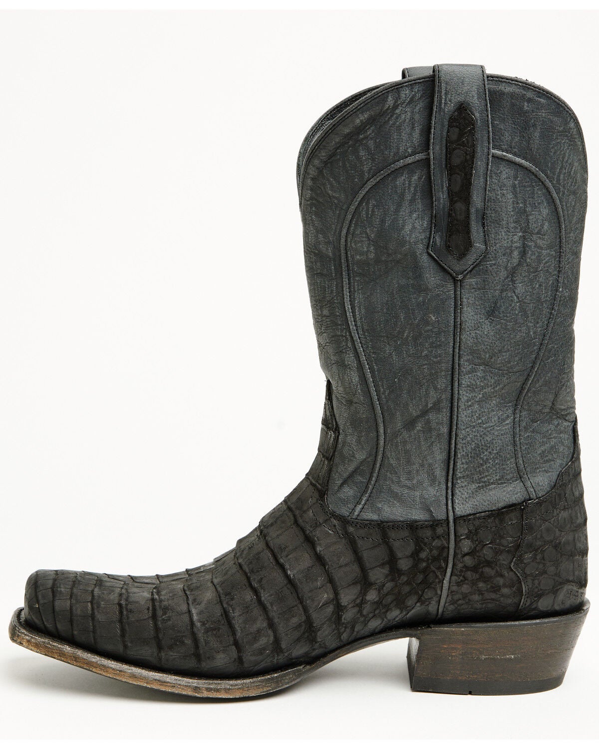 Image #3 - Cody James Black 1978&reg; Men's The Mason Exotic Caiman Belly Western Boots - Square Toe, Black, hi-res