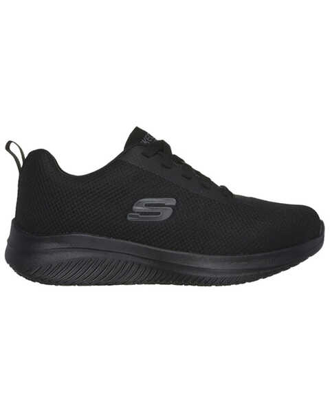 Image #1 - Skechers Women's Relaxed Fit Ultra Flex 3.0 Work Shoes - Round Toe , Black, hi-res