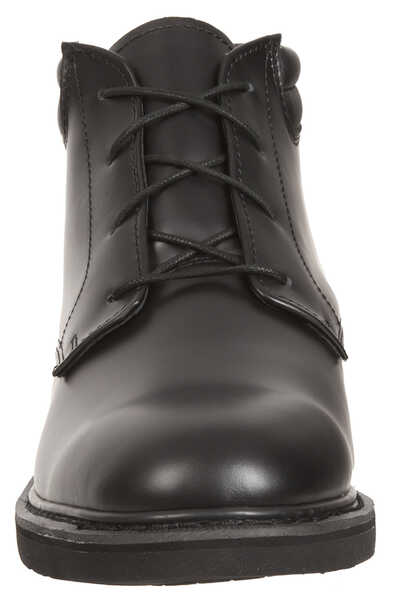 Image #4 - Rocky Men's Polishable Dress Leather Chukka Boots - Round Toe, Black, hi-res