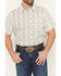 Image #3 - Gibson Trading Co Men's Chicken Scratch Southwestern Print Short Sleeve Button-Down Western Shirt, Cream, hi-res