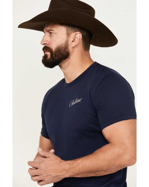 Image #3 - Pendleton Men's Bridge Creek Diamond Short Sleeve T-Shirt, Navy, hi-res