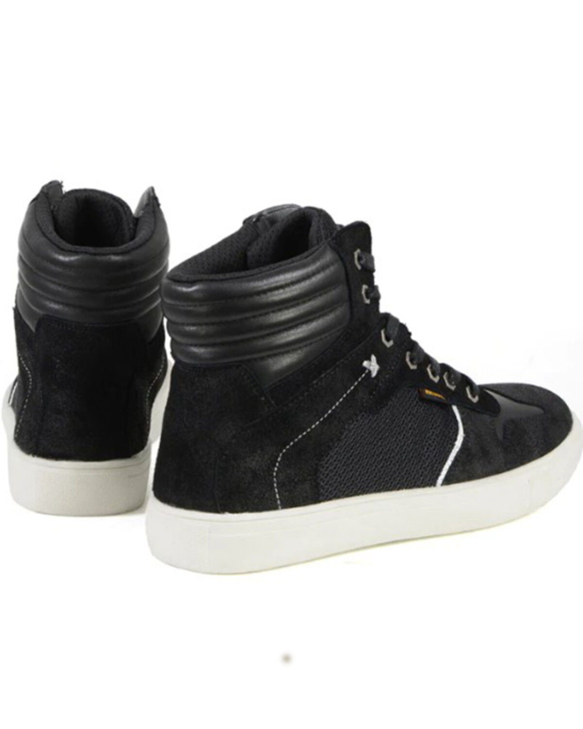 Image #2 - Milwaukee Leather Men's Reinforced Street Riding Waterproof Shoes - Round Toe, Black, hi-res