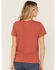 Image #4 - Wrangler Women's Desert Logo Short Sleeve Graphic Tee, Rust Copper, hi-res