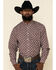 Image #1 - Resistol Men's Red Orchard Geo Print Long Sleeve Western Shirt, Red, hi-res