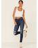 Levi's Women's 721 Carbon Waters Dark Wash High Rise Skinny Jeans , Blue, hi-res