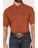Image #3 - Ariat Men's VentTek Solid Short Sleeve Snap Performance Western Shirt - Tall, Rust Copper, hi-res