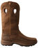 Image #2 - Twisted X Women's Western Work Boots - Moc Toe, Distressed Brown, hi-res