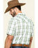 Image #5 - Cody James Men's Woodlands Large Plaid Short Sleeve Western Shirt, White, hi-res