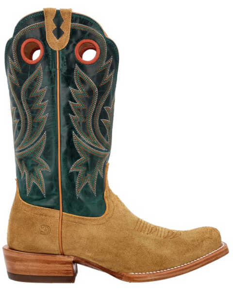 Image #2 - Durango Men's PRCA Collection Roughout Western Boots - Square Toe , Multi, hi-res
