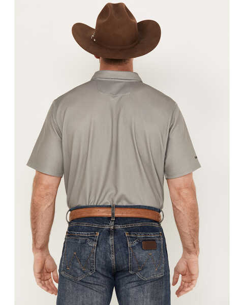 Image #4 - RANK 45® Men's Engineer Short Sleeve Polo Shirt, Grey, hi-res