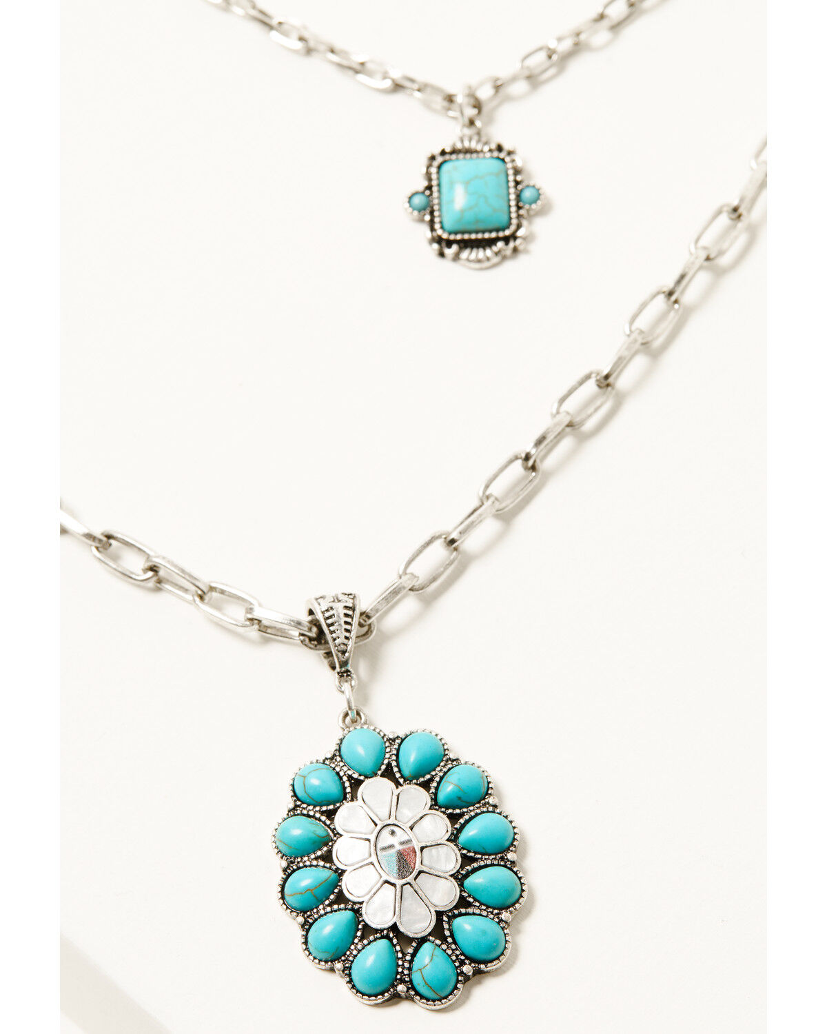 Image #2 - Idyllwind Women's Ellise Layered Necklace, Silver, hi-res