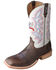 Image #2 - Hooey by Twisted X Men's Western Boots - Broad Square Toe, Brown, hi-res