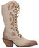 Dingo Women's San Miguel Lace-Up Western Boot - Snip Toe, Sand, hi-res
