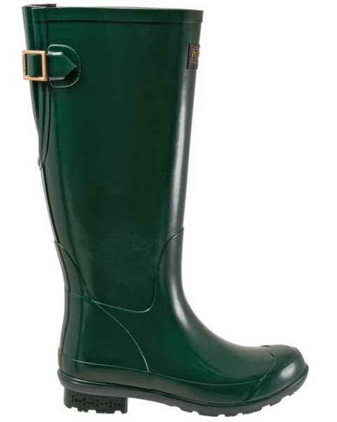 Image #2 - Pendleton Women's Gloss Tall Rain Boots - Round Toe, Green, hi-res