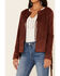Image #3 - Idyllwind Women's Rust Blue Grass Faux Suede Fringe Jacket , , hi-res