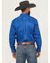 Image #4 - Ariat Men's Team Logo Twill Solid Long Sleeve Button-Down Western Shirt, Royal Blue, hi-res