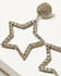 Image #2 - Idyllwind Women's Jeanette Star Rhinestone Earrings , Silver, hi-res