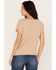 Image #4 - Cleo + Wolf Women's Botanical Graphic Tee, Taupe, hi-res