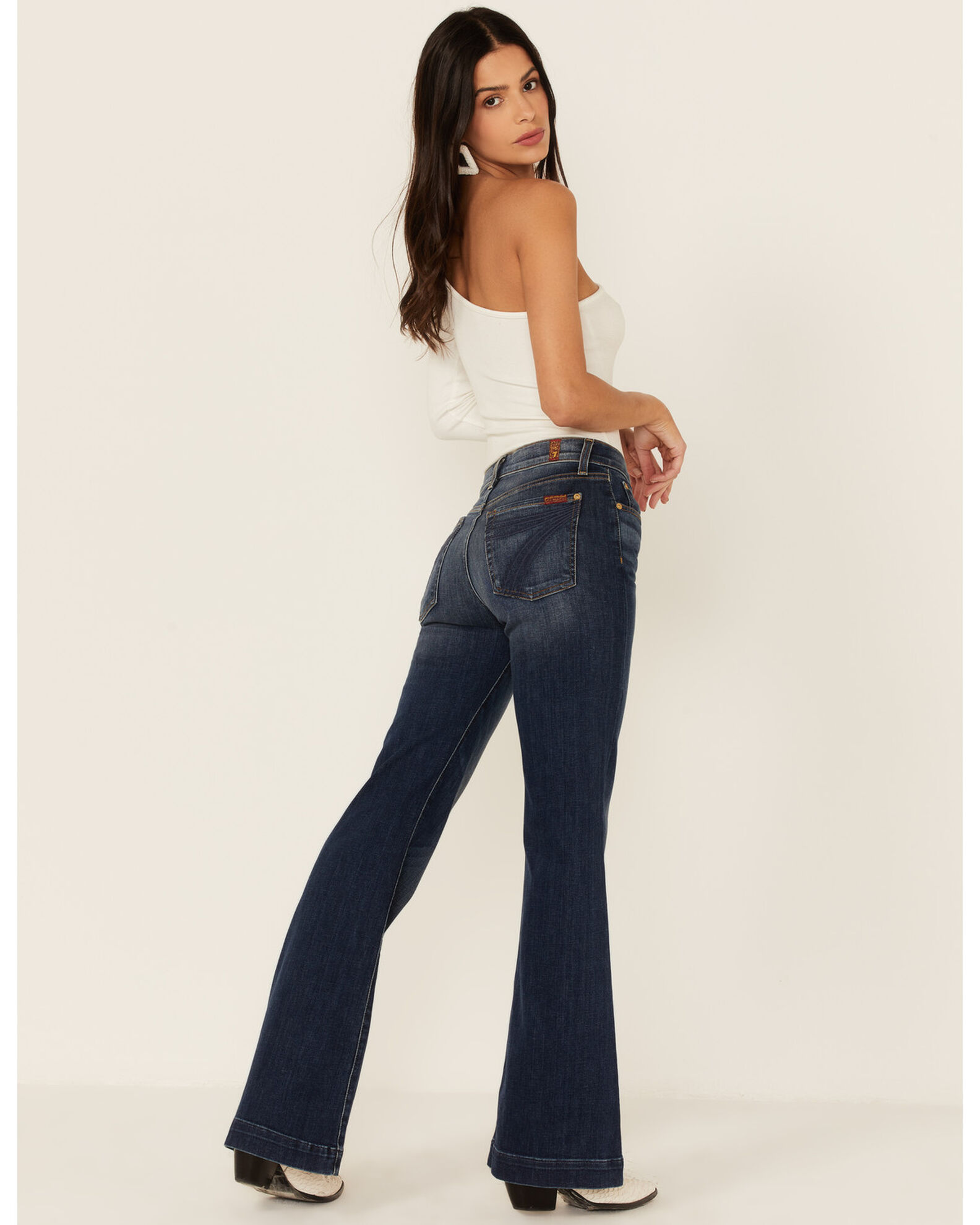 7 For All Mankind Women s Medium Melrose Tailorless Dojo Wide