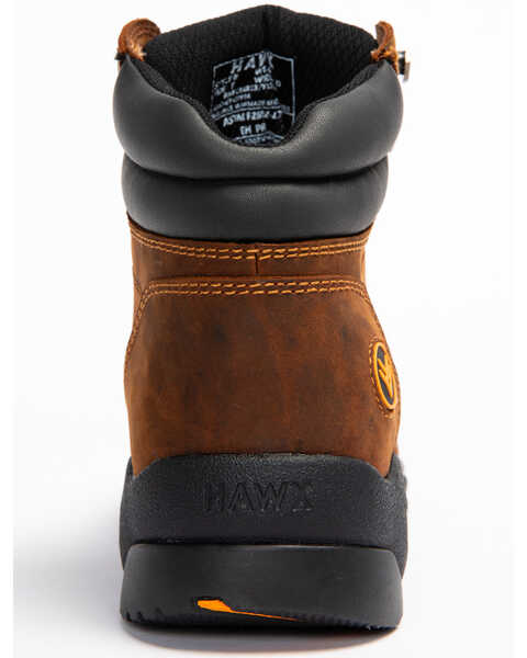 Image #5 - Hawx Men's 6" Enforcer Work Boots - Composite Toe, Brown, hi-res