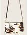 Hobo Women's Darcy Hair-On Hide Convertible Crossbody Bag, Brown, hi-res