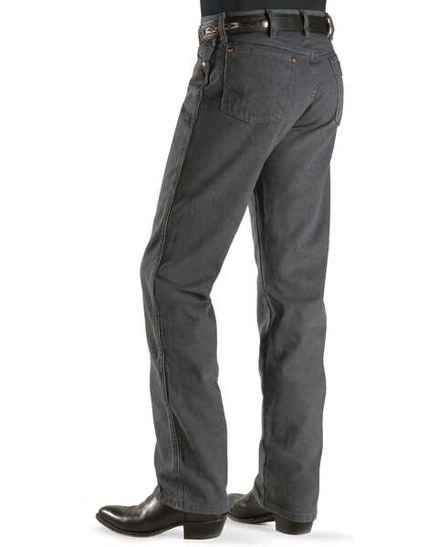 Wrangler 13MWZ Cowboy Cut Original Fit Jeans - Prewashed Colors, Charcoal Grey, hi-res
