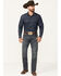 Image #1 - Wrangler Retro Men's Falls City Dark Relaxed Bootcut Jeans, Blue, hi-res