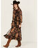 Image #4 - Miss Me Women's Multi Print Long Sleeve Midi Dress, Multi, hi-res