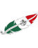 Image #1 - Montana Silversmiths Men's Mexico Flag Hat Feather, Silver, hi-res