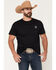 Image #2 - RANK 45&reg; Men's Rustic Flag Short Sleeve Graphic T-Shirt, Black, hi-res